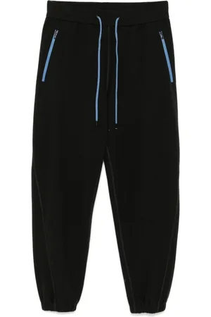James Perse Pantaloni performance in scuba spazzolato con zip