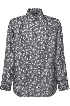 Fendi Camicia con stampa FF