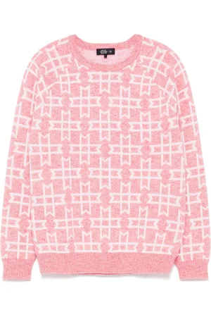 MAN ON THE BOON. Maglione con effetto jacquard