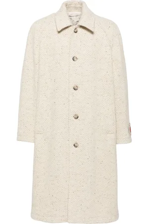 MAN ON THE BOON. Cappotto Balmacaan lungo