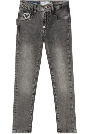 Philipp Plein Jeggings Heart