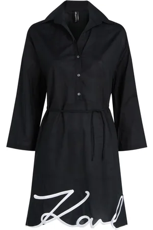 Karl Lagerfeld Copricostume semi trasparente DNA Signature