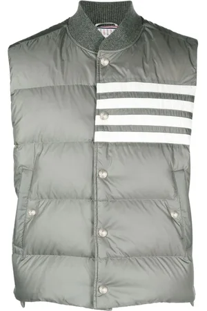 Thom Browne Gilet imbottito con righe