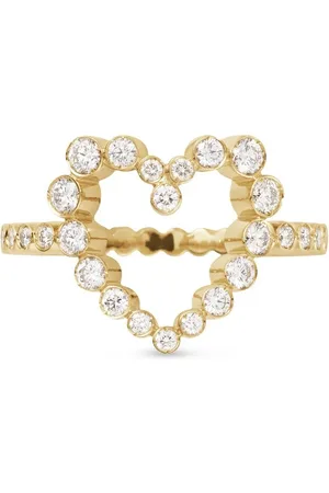 SOPHIE BILLE BRAHE Anello Ensemble Coeur Heart in giallo 18kt