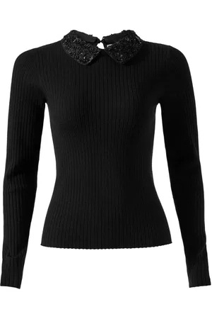 Carolina Herrera Top a maglia con ricamo