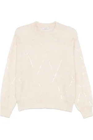 Brunello Cucinelli Maglione con paillettes