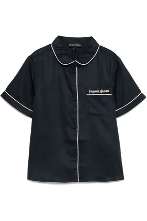 Emporio Armani Camicia con ricamo