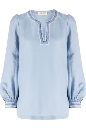 EMPORIO Blusa Vera con ricamo
