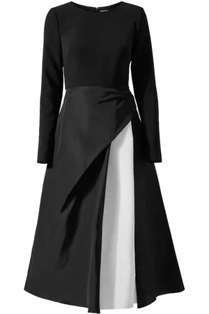 Carolina Herrera Abito midi con design a strati