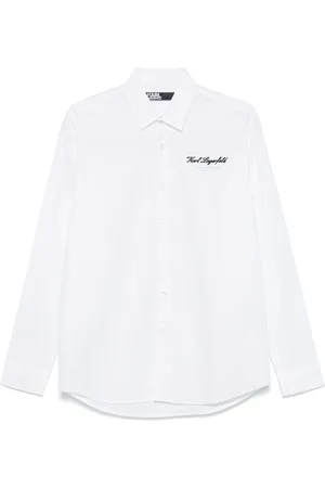 Karl Lagerfeld Camicia con logo in rilievo