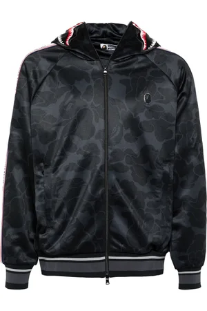 A Bathing Ape Bomber Line Camo con effetto jacquard