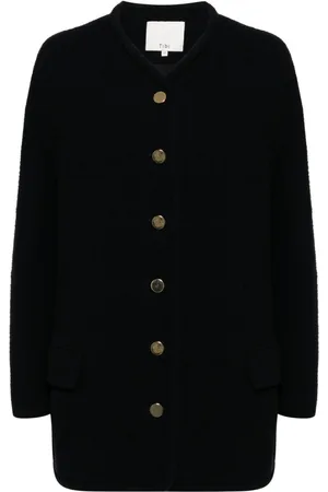 tibi Cardigan senza colletto
