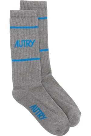 Autry Calzini a righe jacquard con logo