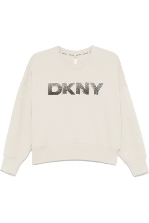 DKNY Felpa con logo di paillettes