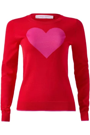 Carolina Herrera Top con stampa cuore