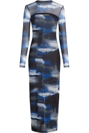 Karl Lagerfeld Abito con stampa Glitch