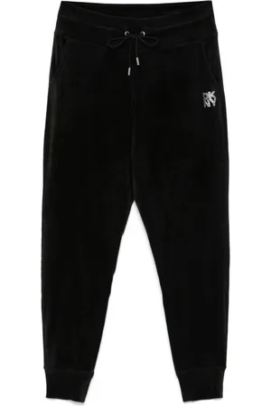 DKNY Pantaloni con logo di strass