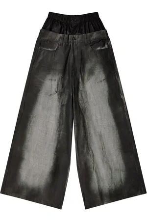 MELITTA BAUMEISTER Jeans a gamba ampia con effetto vissuto