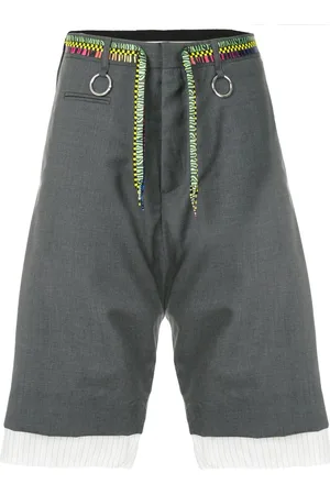 R13 Shorts con cavallo basso