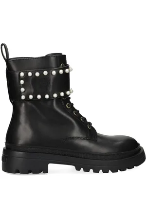 Moschino Stivaletti con finte perle
