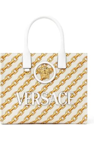 VERSACE Borsa tote Chain Stripes La Medusa piccola