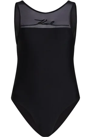 Karl Lagerfeld Costume da bagno con ricamo