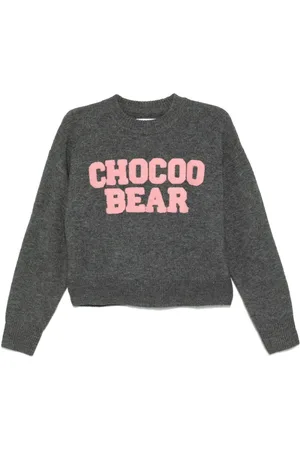 Chocoolate Maglione con effetto jacquard