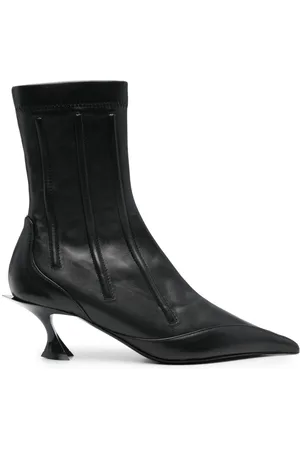MUGLER Stivali con dettaglio goffrato 55mm