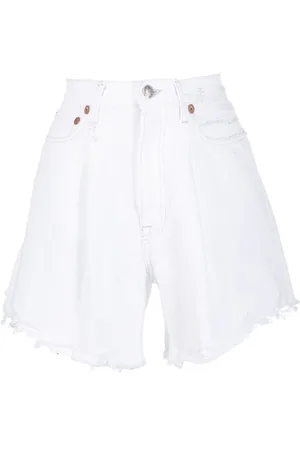 R13 Shorts a vita alta