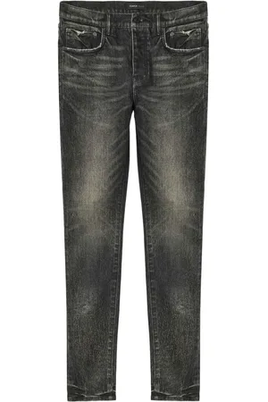 Purple Brand Jeans slim con effetto schiarito