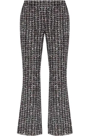 Balmain Pantaloni svasati in tweed