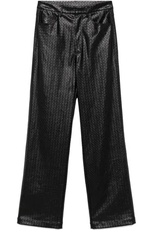 ROTATE Pantaloni dritti intrecciati