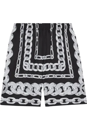 VERSACE Shorts Medusa Chains in seta