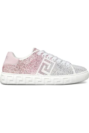 VERSACE Sneakers Greca con cristalli