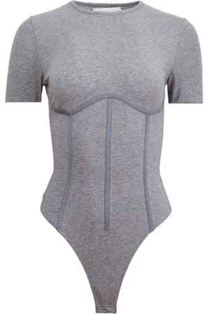 FLEUR DU MAL Body modello T-shirt in cotone biologico