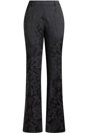 Etro Pantaloni con effetto jacquard