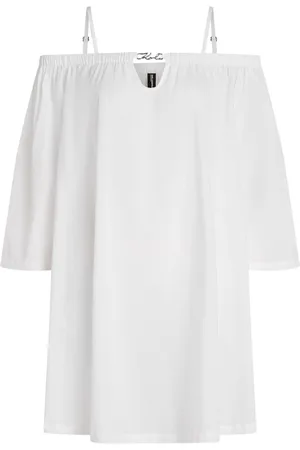 Karl Lagerfeld Copricostume semi trasparente DNA Signature