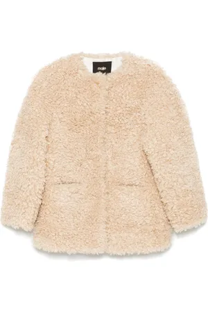 Maje Giacca in shearling cruelty-free
