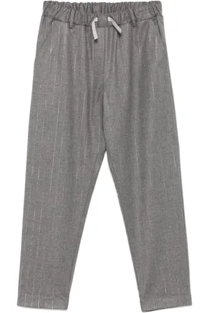 ELEVENTY Pantaloni gessati