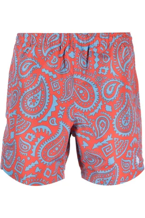 MARCELO BURLON Costume da bagno con stampa paisley