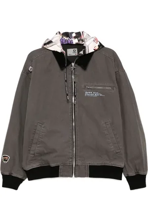 A Bathing Ape Giacca con stampa graffiti
