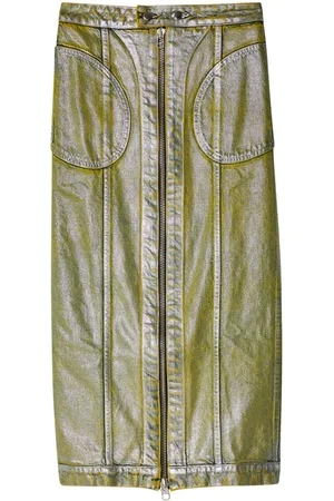 ECKHAUS LATTA Gonna denim con zip