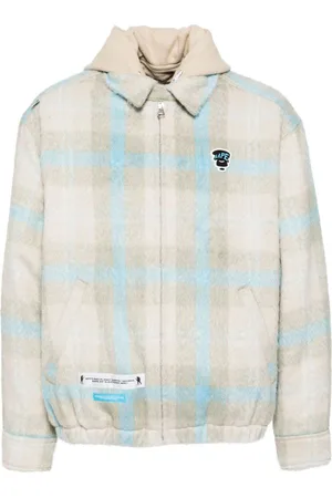 A Bathing Ape Giacca in pelliccia sintetica con cappuccio