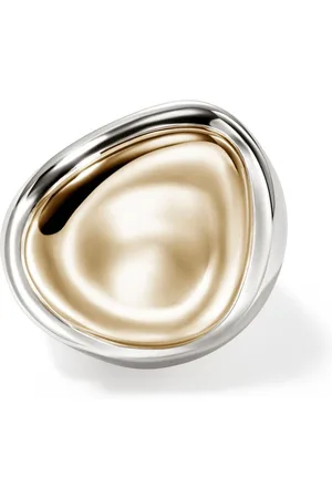 John Hardy Anello Pebble in oro giallo 14kt