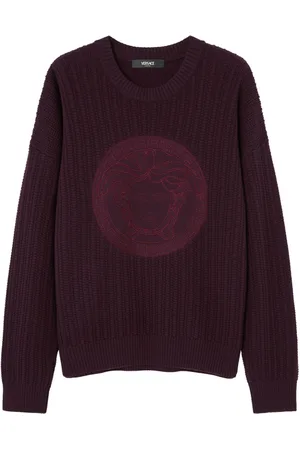VERSACE Maglione con ricamo Medusa