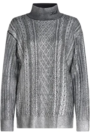 Karl Lagerfeld Maglione metallizzato
