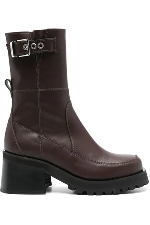 Ganni Stivali con zip 70mm