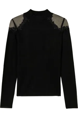 Twin-Set Maglione a collo alto con ricamo