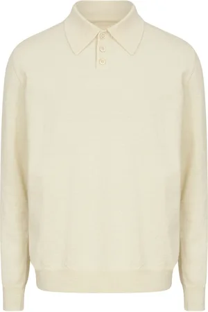 Maison Margiela Polo con applicazioni sui gomiti