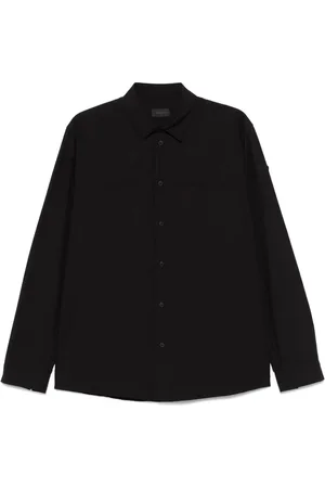 Moncler Camicia con logo gommato